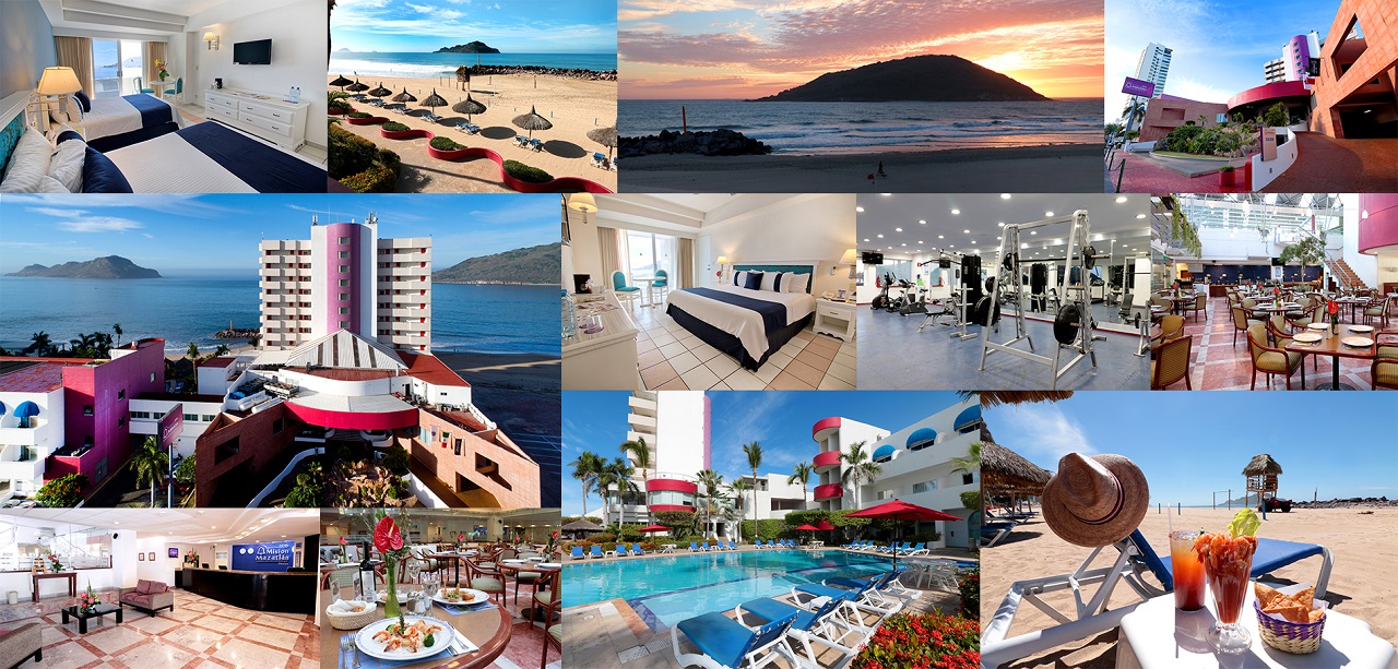 Hotel Sunset Palace Mazatlán ⭐⭐⭐⭐ | Playa | Zona Dorada